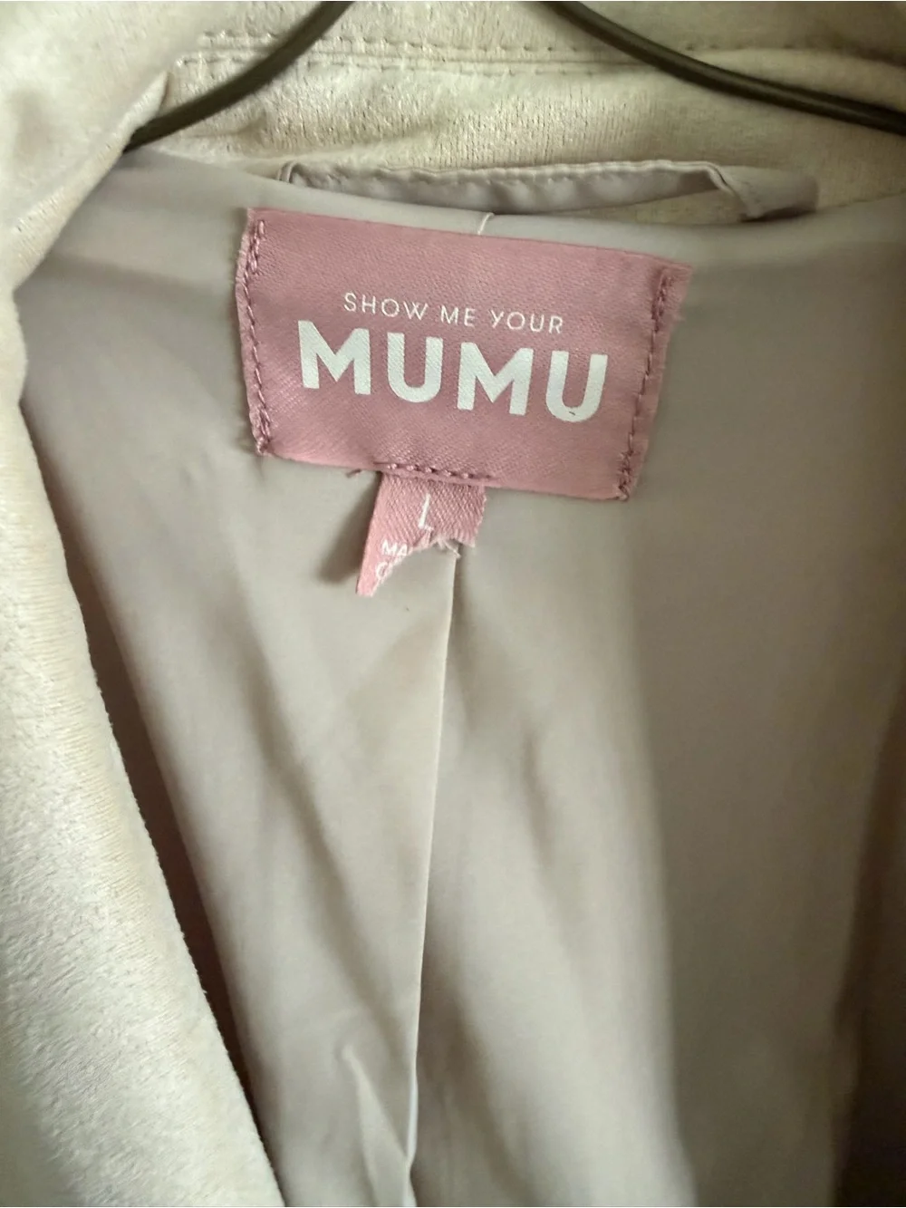 Show Me Your MuMu Cream Fringe Blazer - Picture 4 of 5